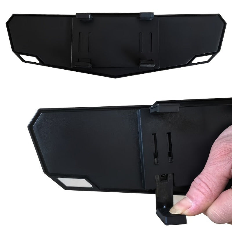 Automotive Panoramic Rearview Mirror Wide Angle Blind Spot Reduction