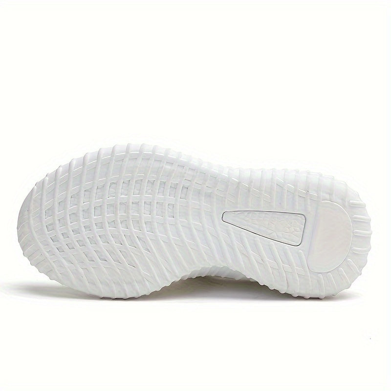 Girls Mesh Sneakers with Hook-and-Loop Closure Lightweight EVA Sole All Seasons