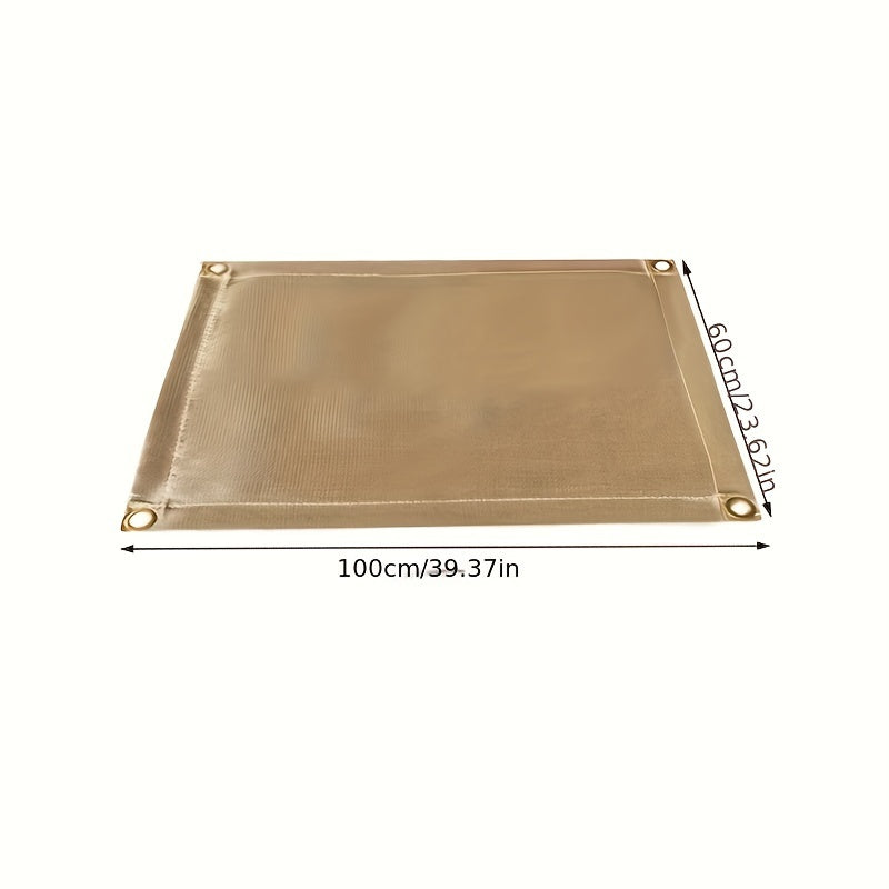 Огнеупорный коврик для барбекю, многоразовая стекловолоконная изоляция для кемпинга и уличного гриля