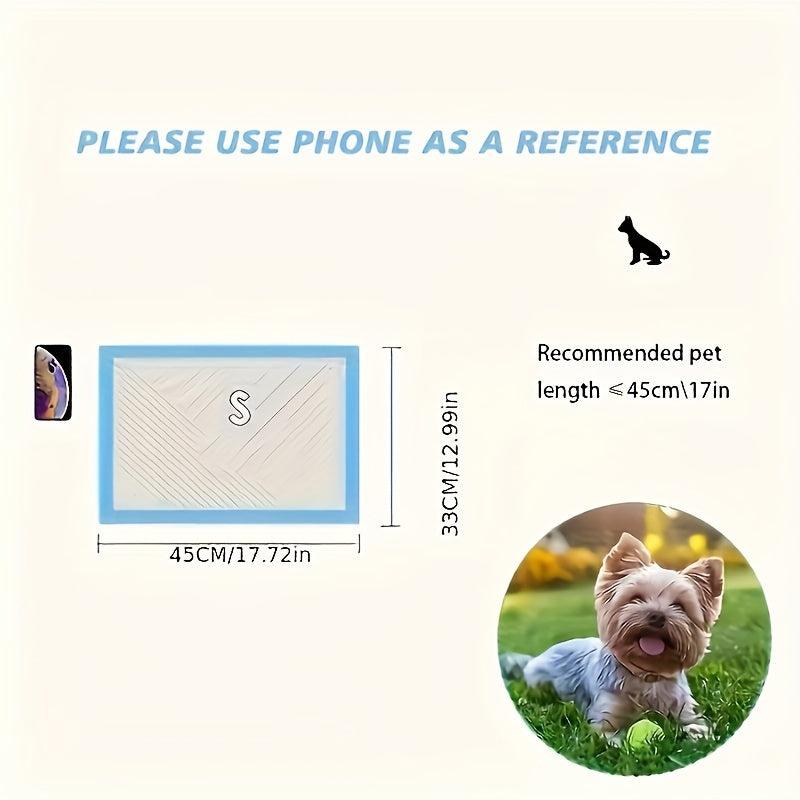 100-Pack Disposable Dog Training Pads 43.69x32.99 cm Super Absorbent Leak-Proof Blue