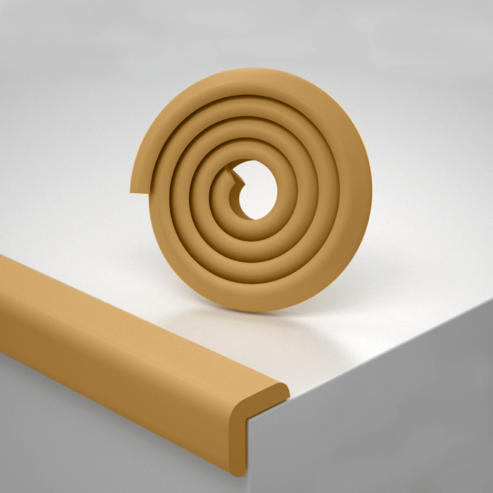 Child Safety Corner Bumpers Edge Protectors Nitrile Foam Gray Pink Ivory White