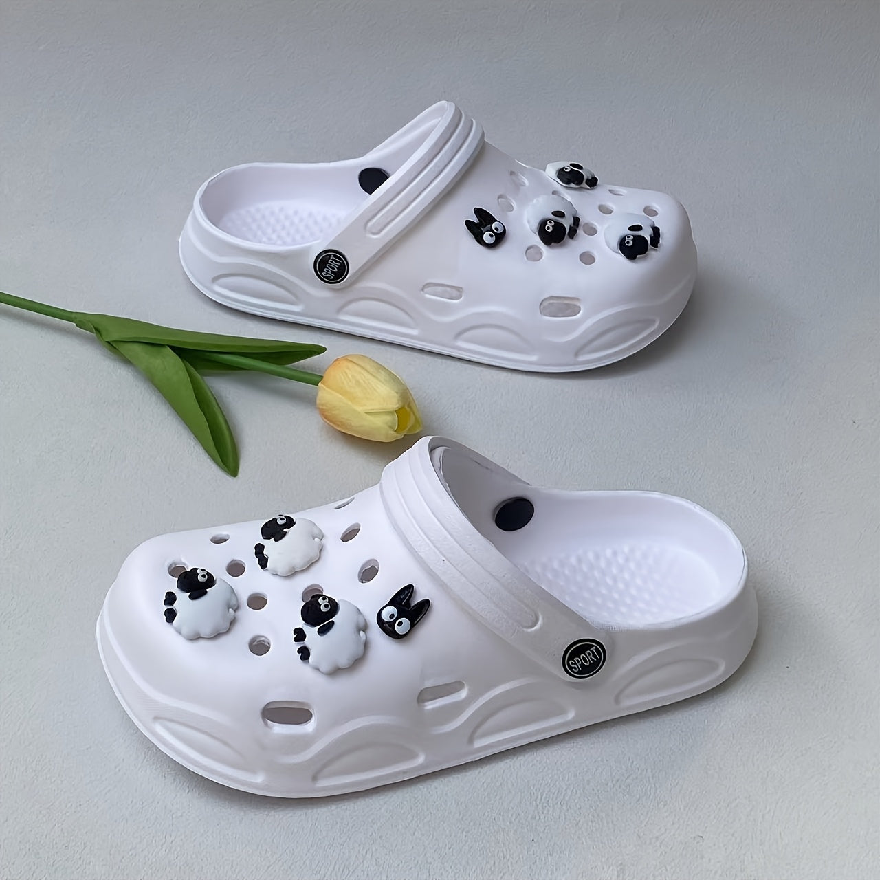 Women's Beach Flats EVA Ultra-Thin Summer Shoes for Holiday and Garden