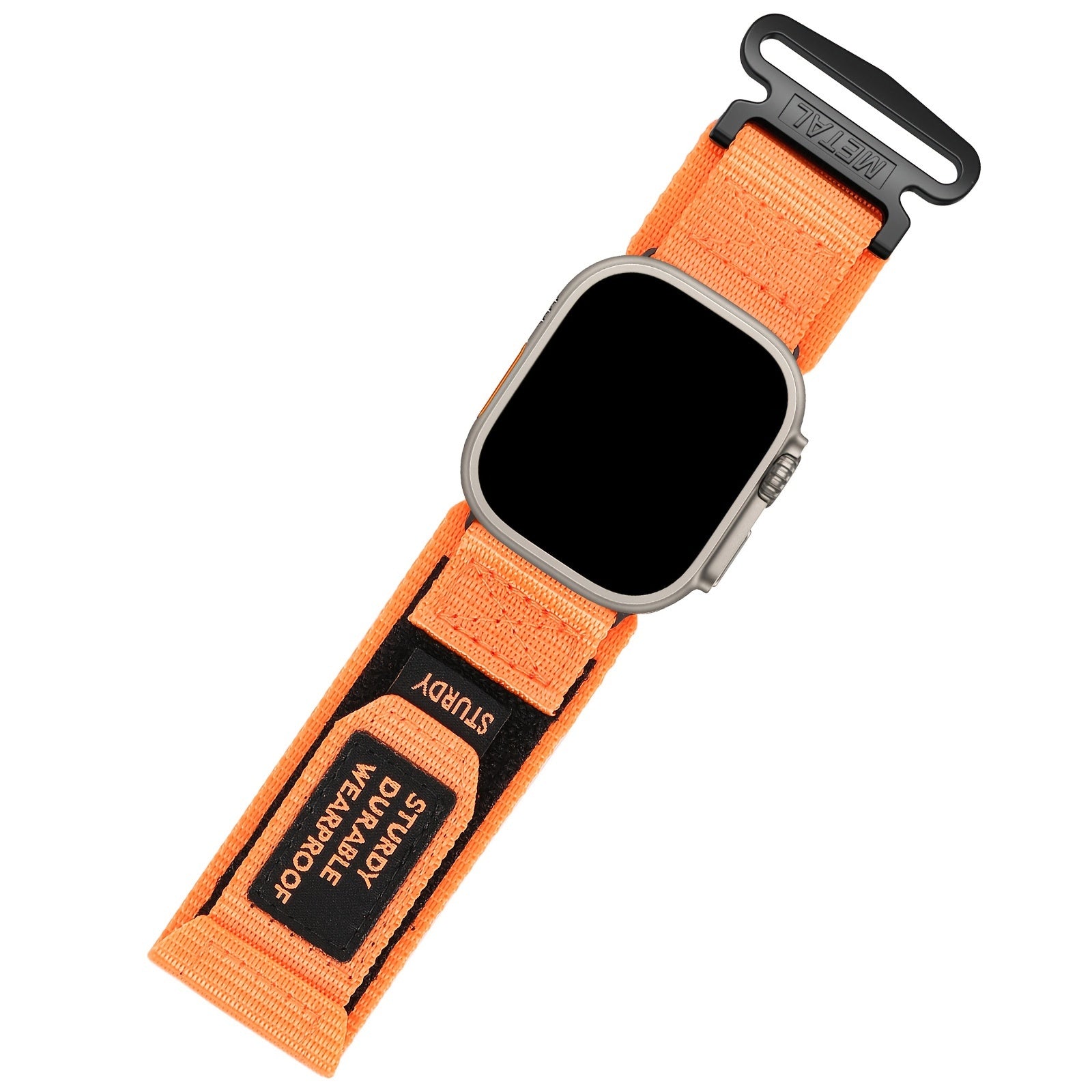 Camouflage Nylon Watch Band for Apple Watch Series 1-10 Ultra and SE Outdoor Sports Hiking