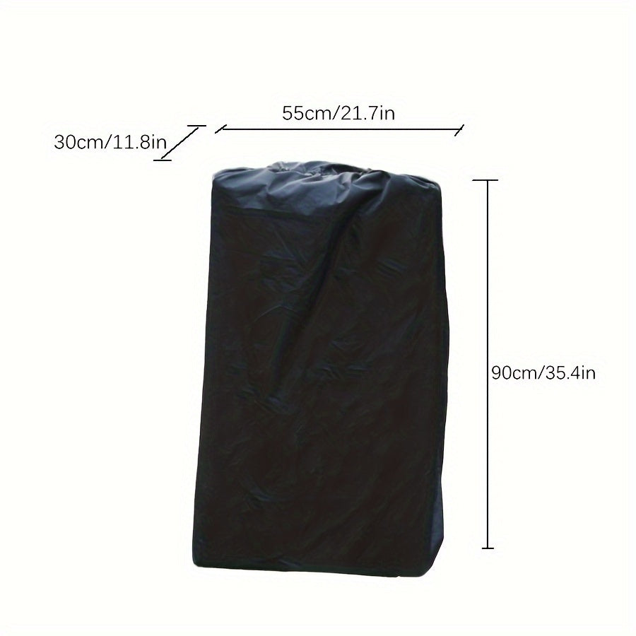 Black Universal Stroller Storage Bag with Shoulder Strap for Travel