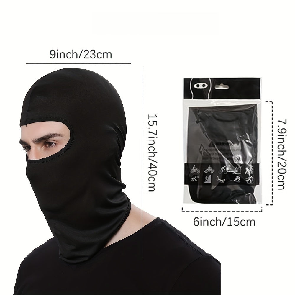 Unisex Breathable Ski Mask Helmet Inner Cap Windproof Neck Warmer