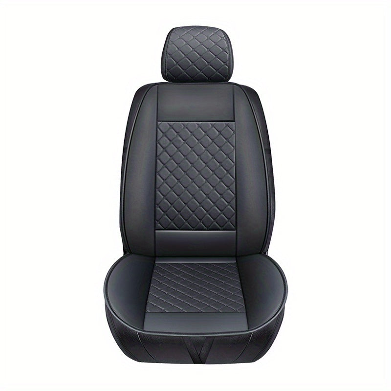 Universal Faux Leather Car Seat Covers Waterproof Breathable All-Season