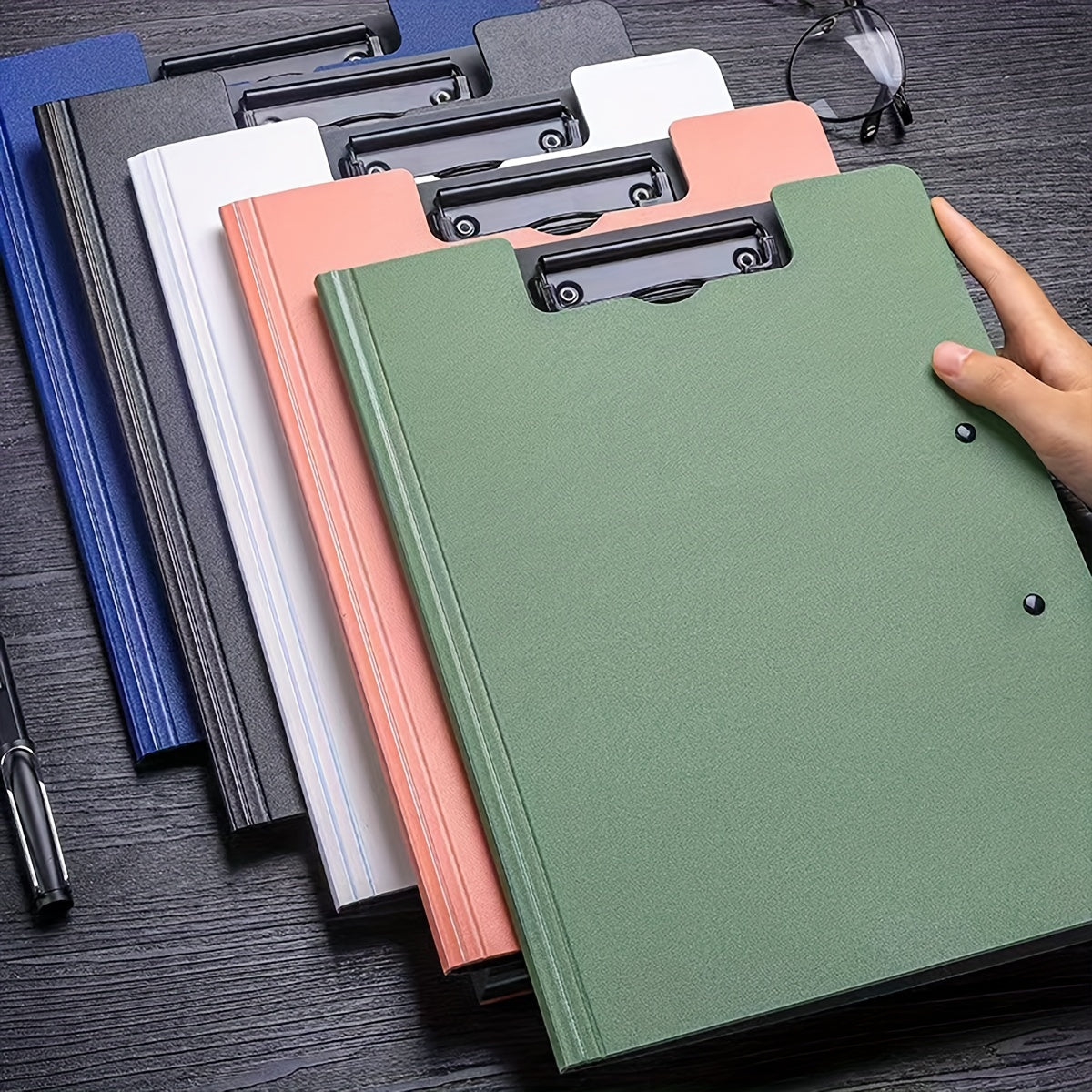 A4 Plywood Color Double Clip Folder for Documents