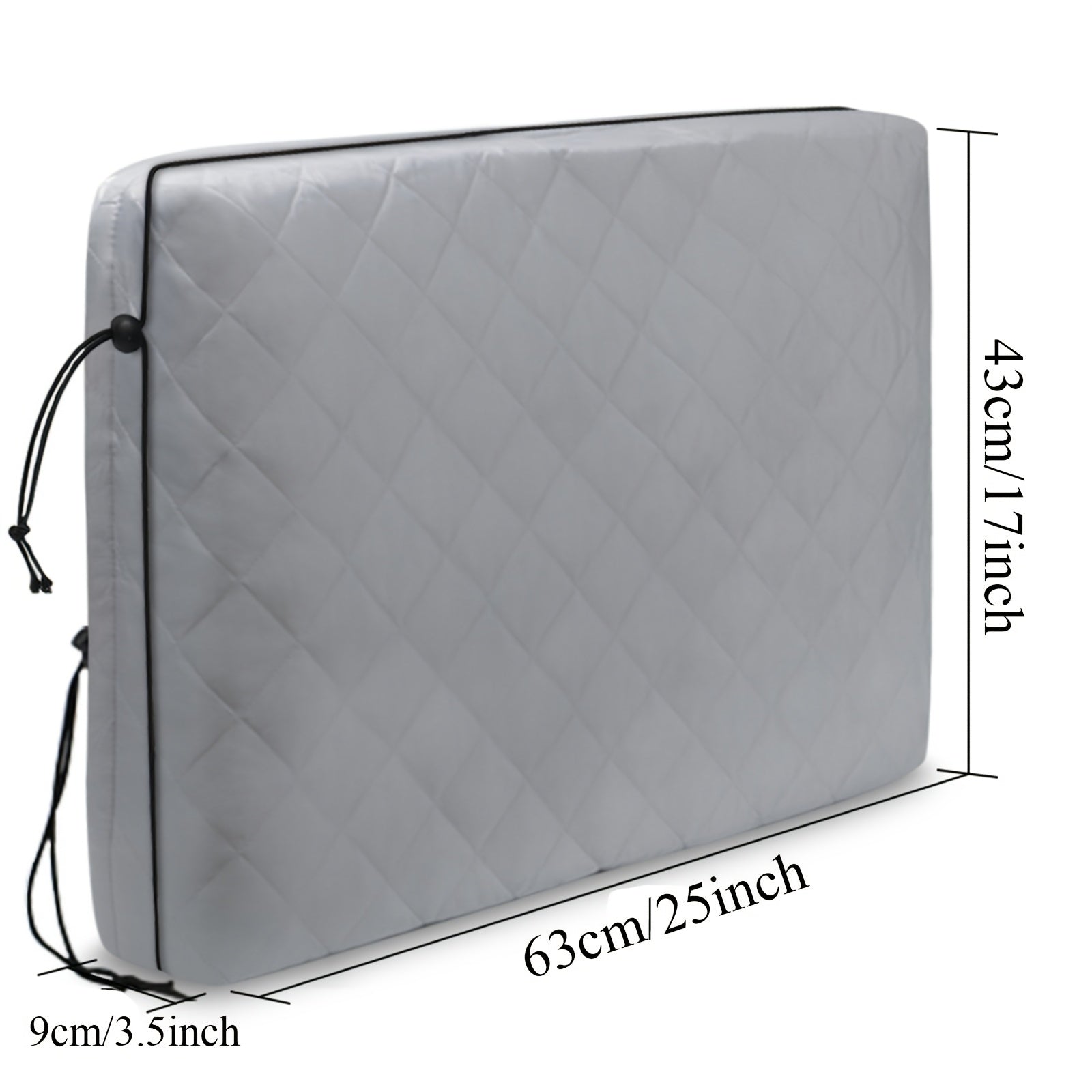 Indoor Air Conditioner Cover Double Insulation Elastic Drawstring Universal Size