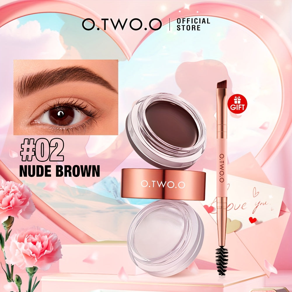 Gel para cejas para mujeres, crema y cera, a prueba de agua, de larga duración, para dar forma