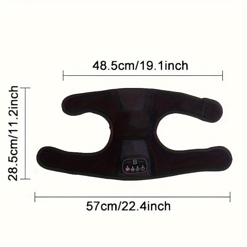 USB orqali zaryadlanadigan tizzalar, bilaklar, toqimalar, tirsaklar va yelka himoyalari bilan bo'g'imlarni yengillashtirish uchun isitiladigan massajchi.