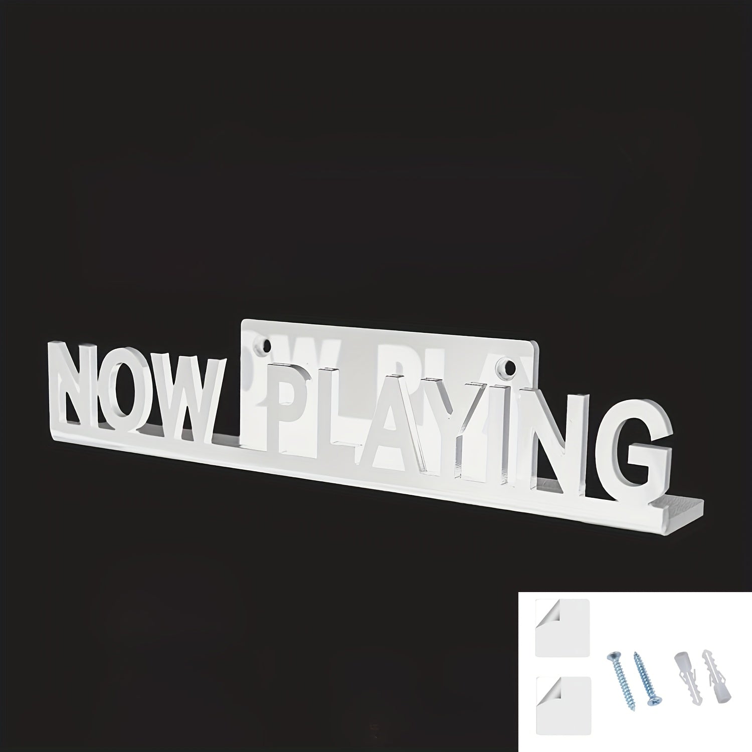 Yashash xonasi yoki javon uchun hozirda ijro etilayotgan LP displeyi bilan devorga o'rnatiladigan vinil yozuvlar uchun tutqich