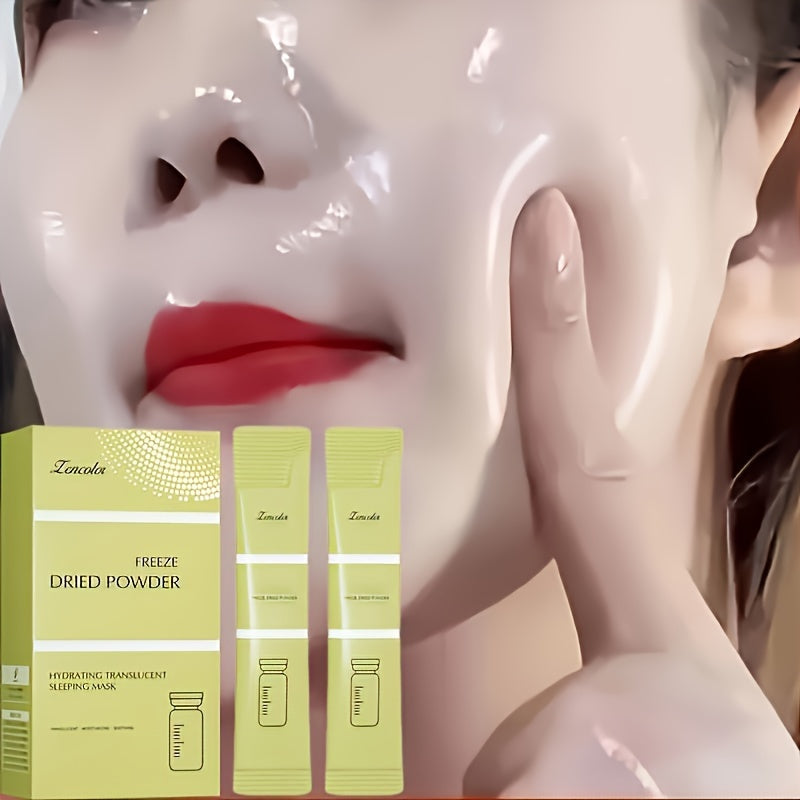 Hypoallergenic Moisturizing Sleep Masks for All Skin Types, 20 Disposable Facial Masks