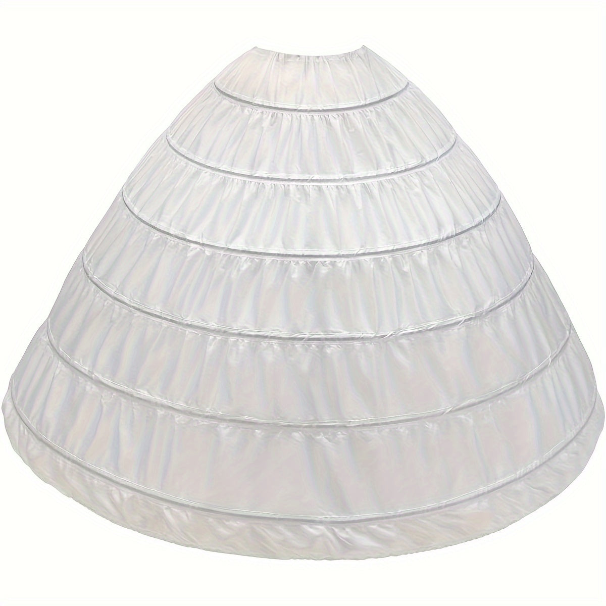 Steel Ring Wedding Dress Petticoat with Bustle for Long Bridal Gowns