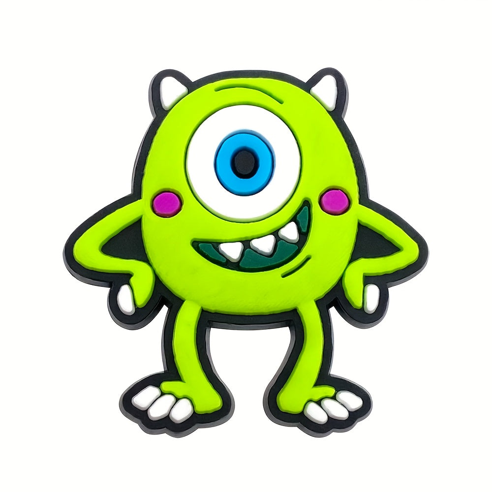 40 Pcs Kids Shoe Charms PVC Decorations for Bubble Slides with Buttons