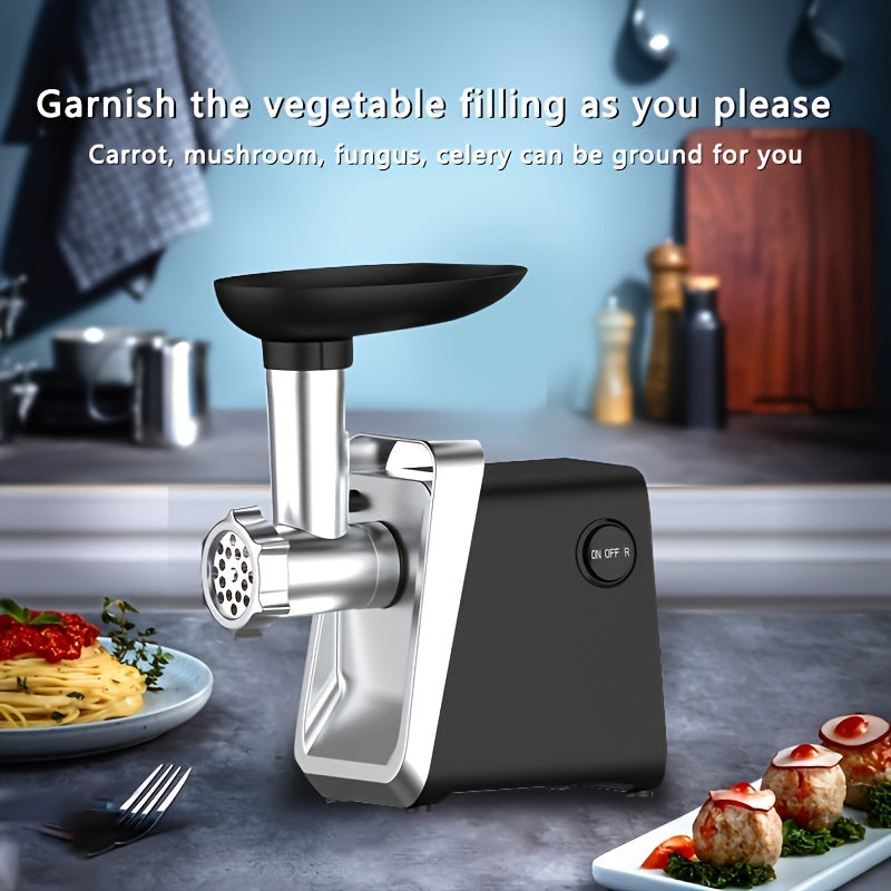Household Meat Grinder EU Plug Multi-Function Electric Sausage Machine Stainless Steel
