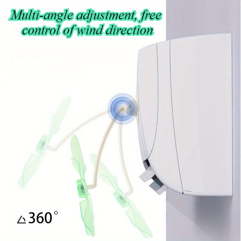 3pcs Air Conditioner Wind Deflector 360° Circulating Natural Wind Anti-Direct Blowing