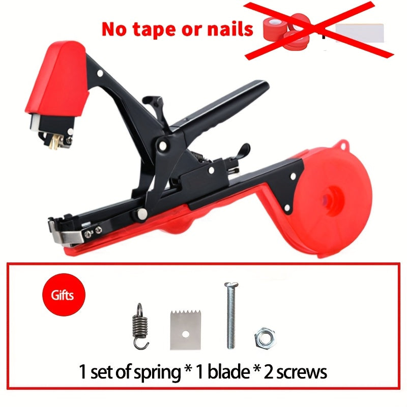 Herramientas metálicas para atar plantas para enredaderas y ramas en jardinería agrícola