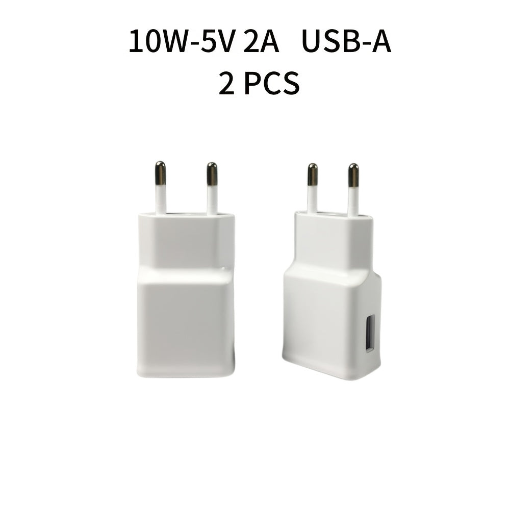 USB Wall Charger 10W EU Plug for Mobile Phones Compatible with Samsung Google LG HTC Huawei Moto