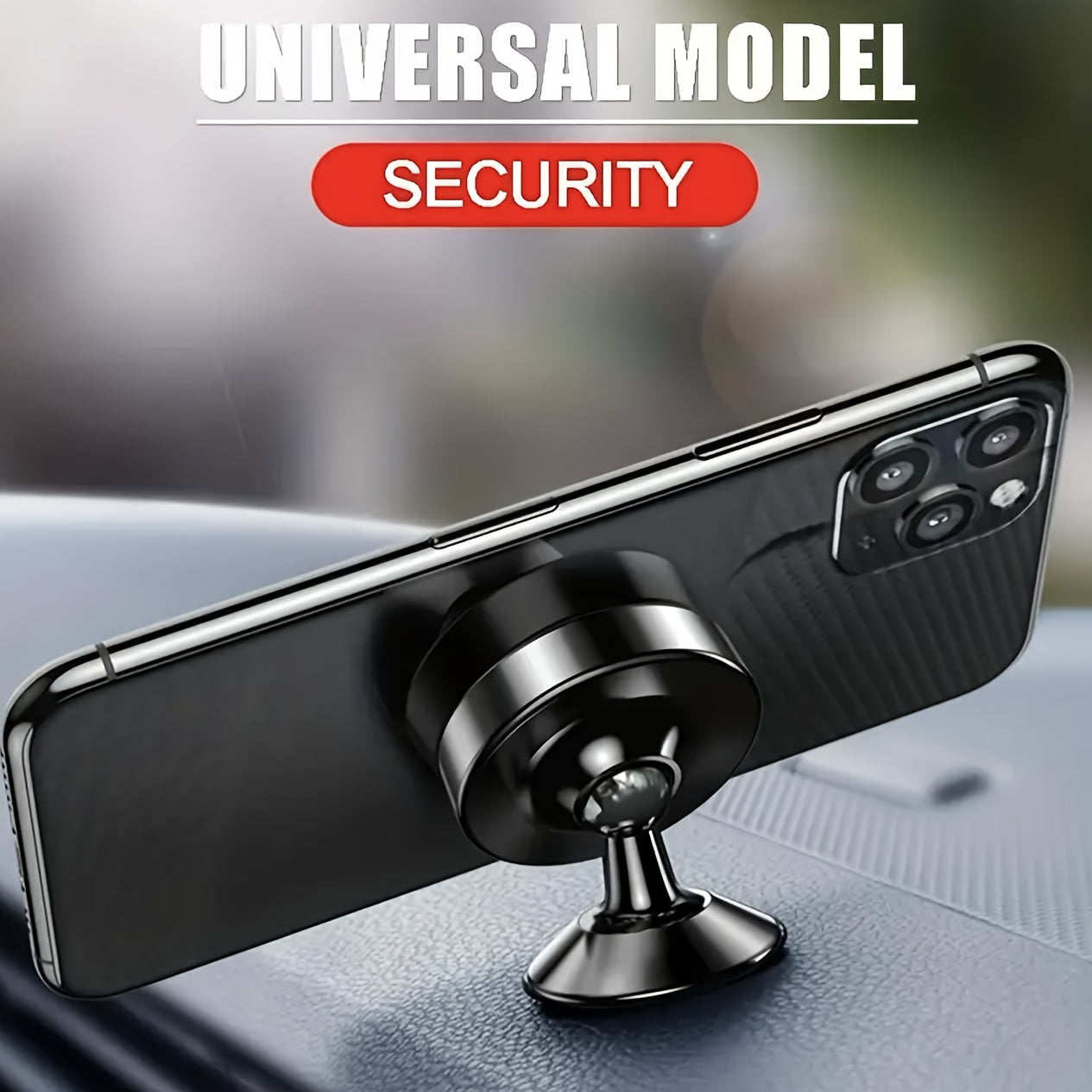 Magnitli avtomobil telefon uchun tutqich 360° buriladigan kuchli yopishqoq sozlanadigan balandlik