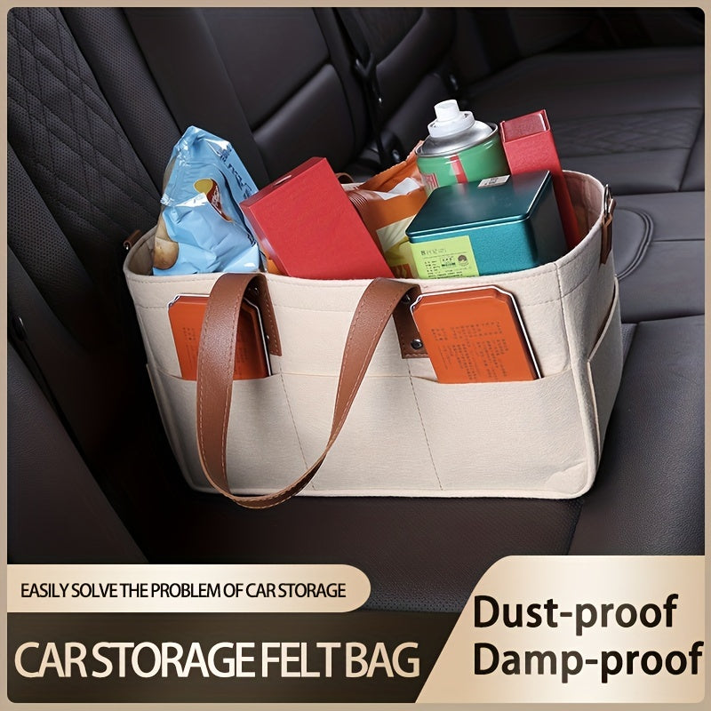 Folding Storage Bag Car Trunk Hanging Basket Portable Organizer Multifunctional