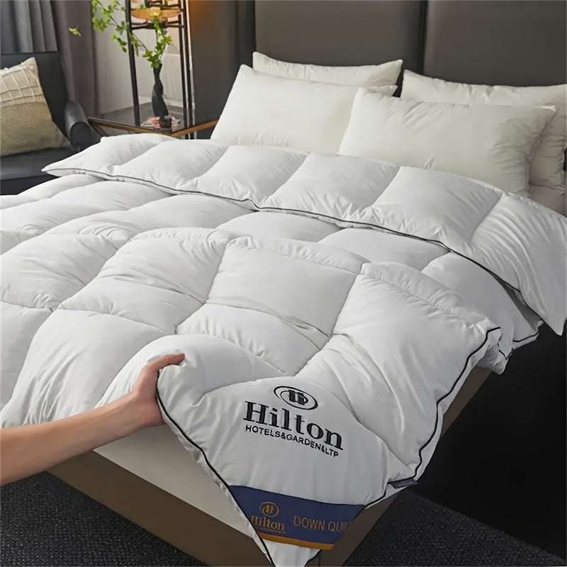 All-Season Ultra-Soft Polyester Comforter for Hotel Bedrooms and Gifts