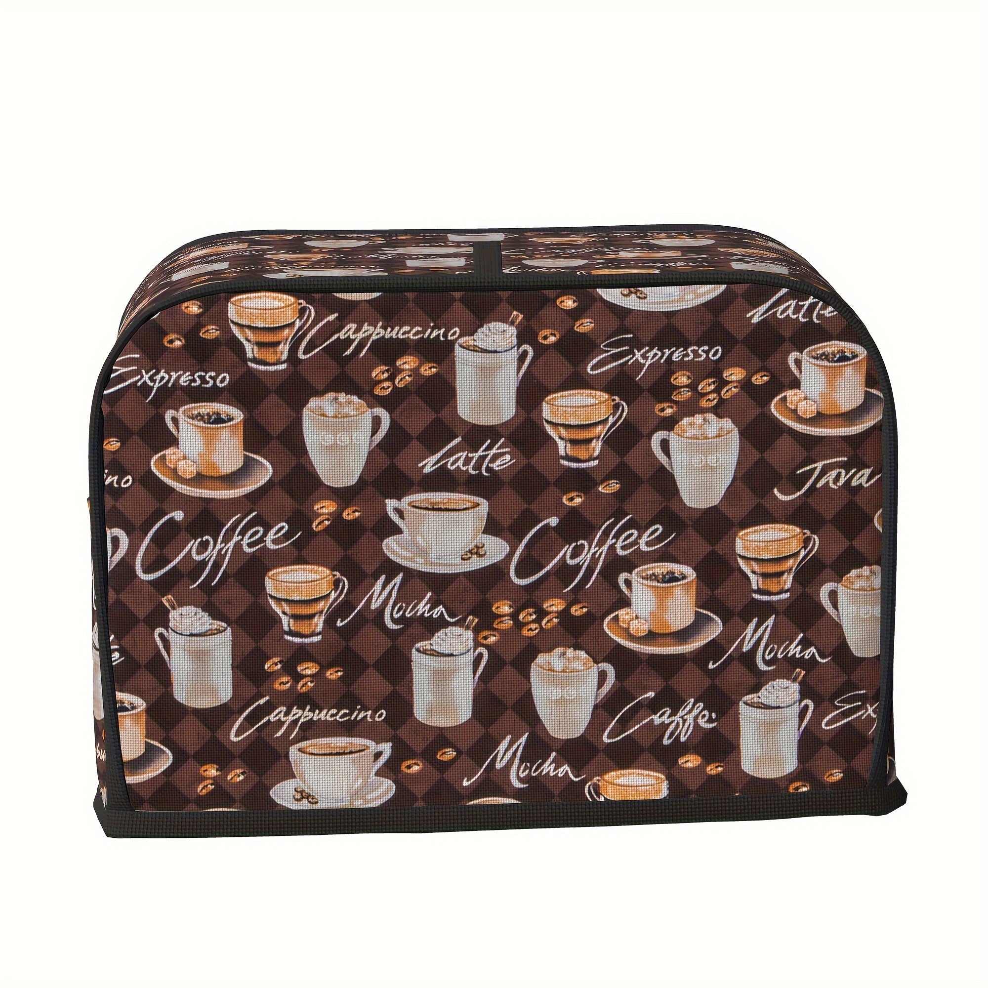 Toaster Cover for 2-4 Slice Toasters Dust-Resistant Machine Washable Top Hook