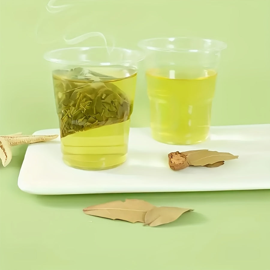 Paquete de 50 vasos de plástico desechables libres de BPA, irrompibles para bebidas frías