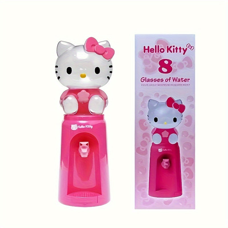 Mini Hello Kitty Water Dispenser Plastic Cartoon No Electricity Holds 8 Cups