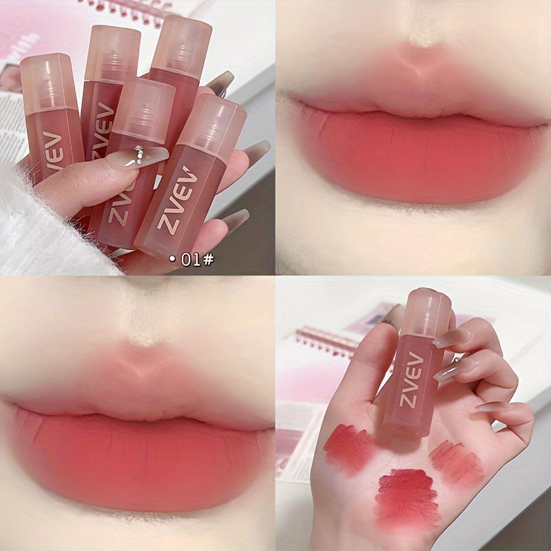 Ayollar uchun uzoq davom etadigan mat lip stain, yumshoq, silliq qizil lab bo'yoqi