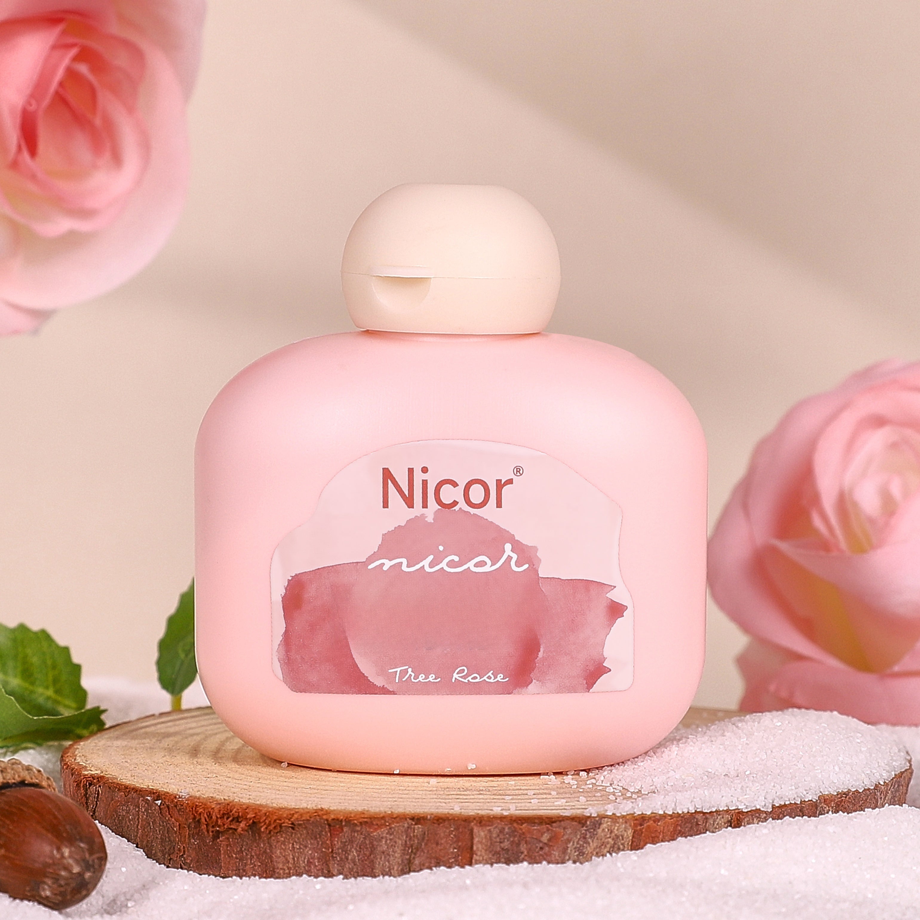 Portable Hand Cream with Plant-Based Hyaluronic Acid and Squalane for Dry Hands