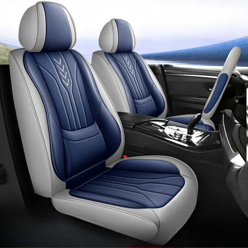 Car Seat Cover Summer Full Coverage Lumbar Support Maroon for Car Seats