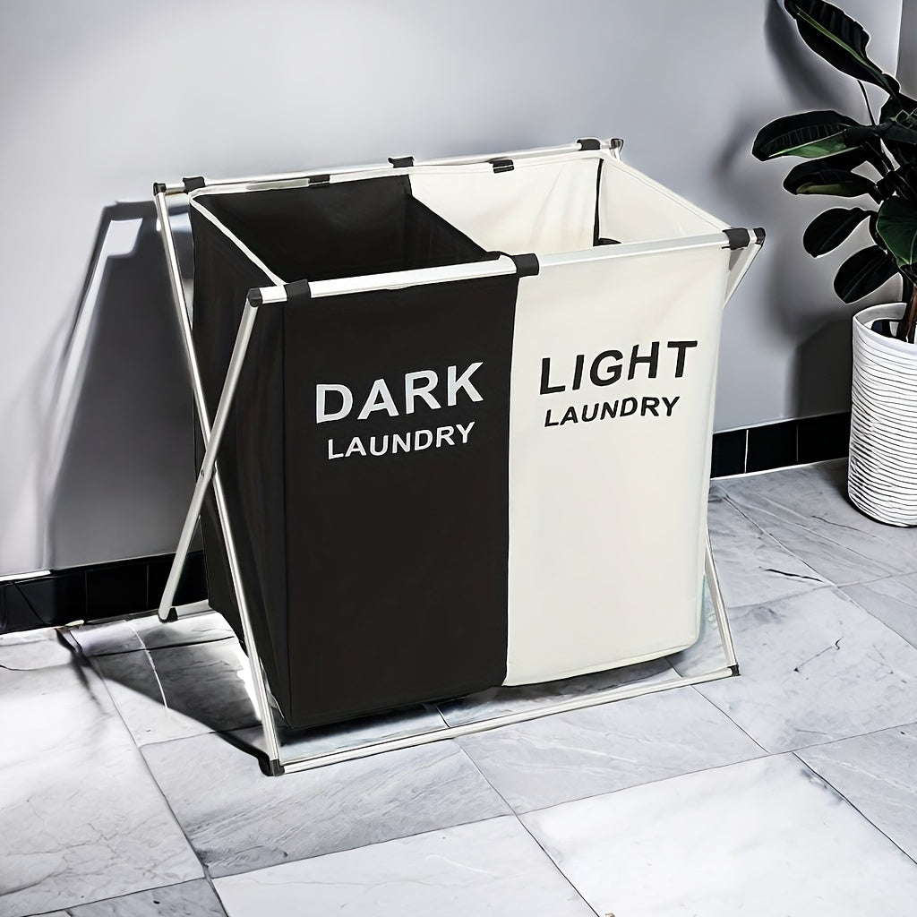 1 dona iflos kiyimlar savati, iflos kiyimlar saqlash hamperi, 2 yoki 3 qatorli egiluvchan kir yuvish savati, tartibga solish uchun, uyda foydalanish uchun qopqoq bilan kir yuvish to'plami, yashash xonasi, yotoqxona, hammom va uy uchun ideal.