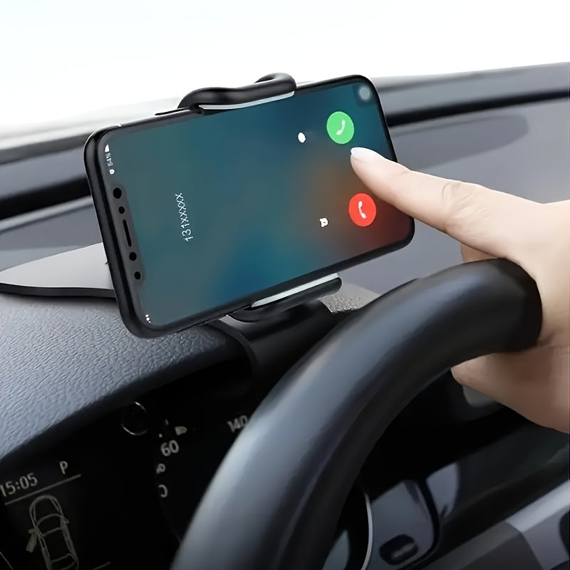 Universal Rotatable Car Dashboard Phone Holder Waterproof ABS Easy Installation
