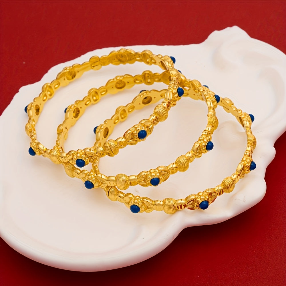 Women's Gold Open-Ended Bracelets for Festival Gift and Fashion Statement