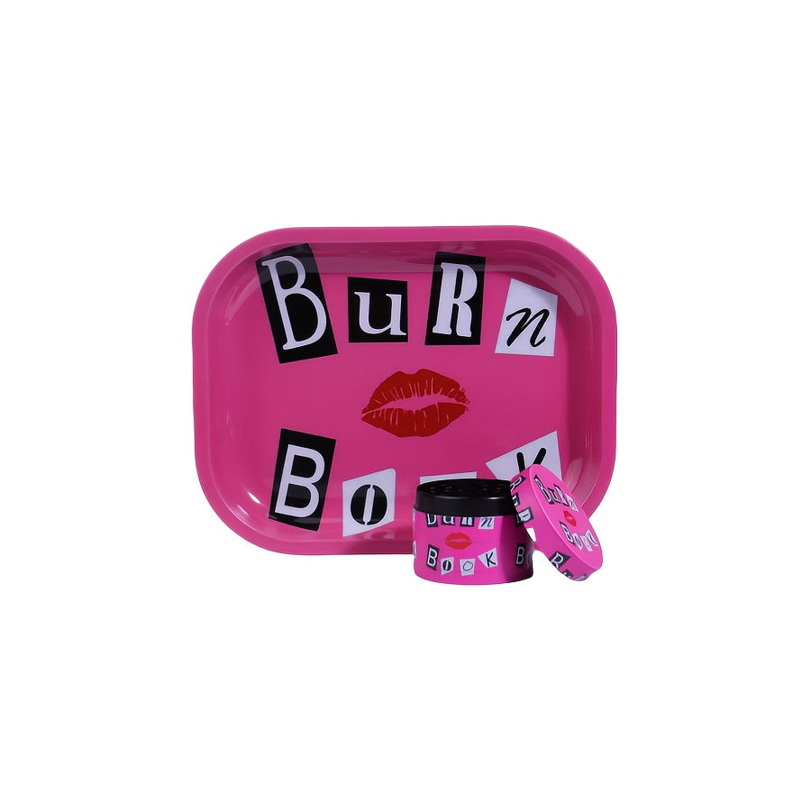 Metal Burnt Oak Kitchenware Set 2 Pieces with Creative Pattern for Holiday Gatherings