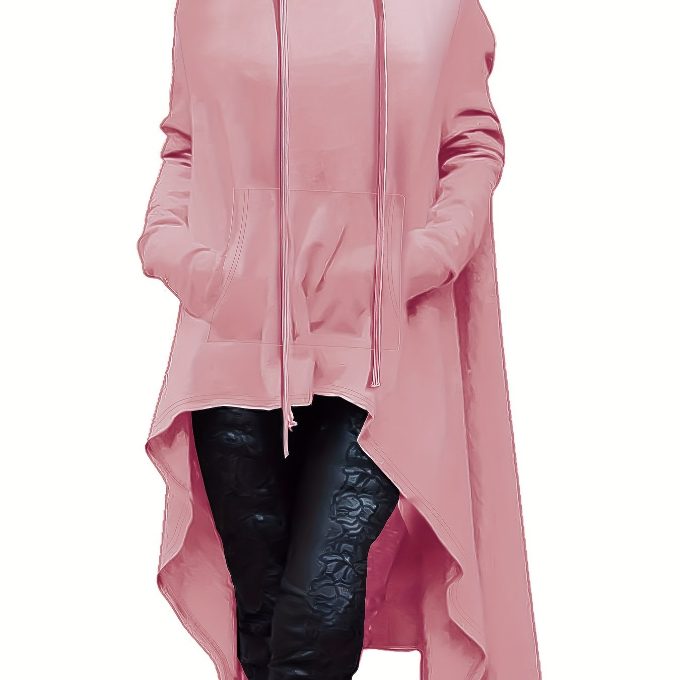 Толстовка оверсайз для женщин больших размеров с длинными рукавами, повседневная толстовка на осень и зиму