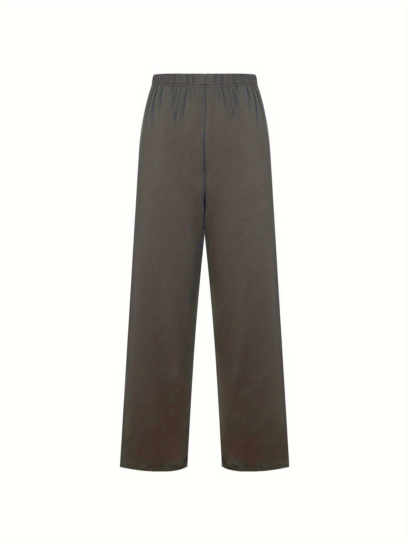 Conjunto de pantalón de punto de poliéster para todas las estaciones de mujer con cárdigan a rayas y pantalones de pierna ancha