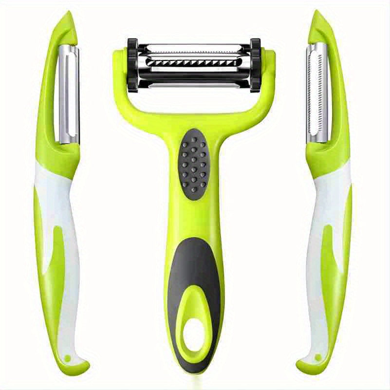 3 ta oshxona asbobi to'plami: qobuq, maydalagich, sabzavot kesgich, meva va sabzavotlar uchun