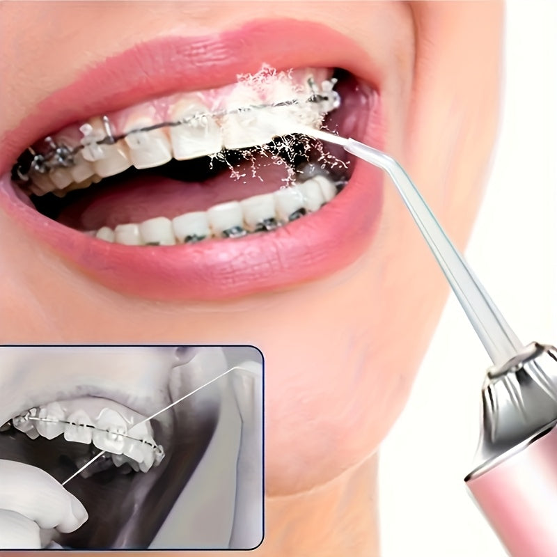 Portable Water Flosser with 4 Nozzles USB Rechargeable Multiple Modes for Oral Hygiene