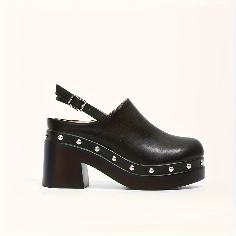 Women's Thick Bottom Closed Shoes for Party and Leisure