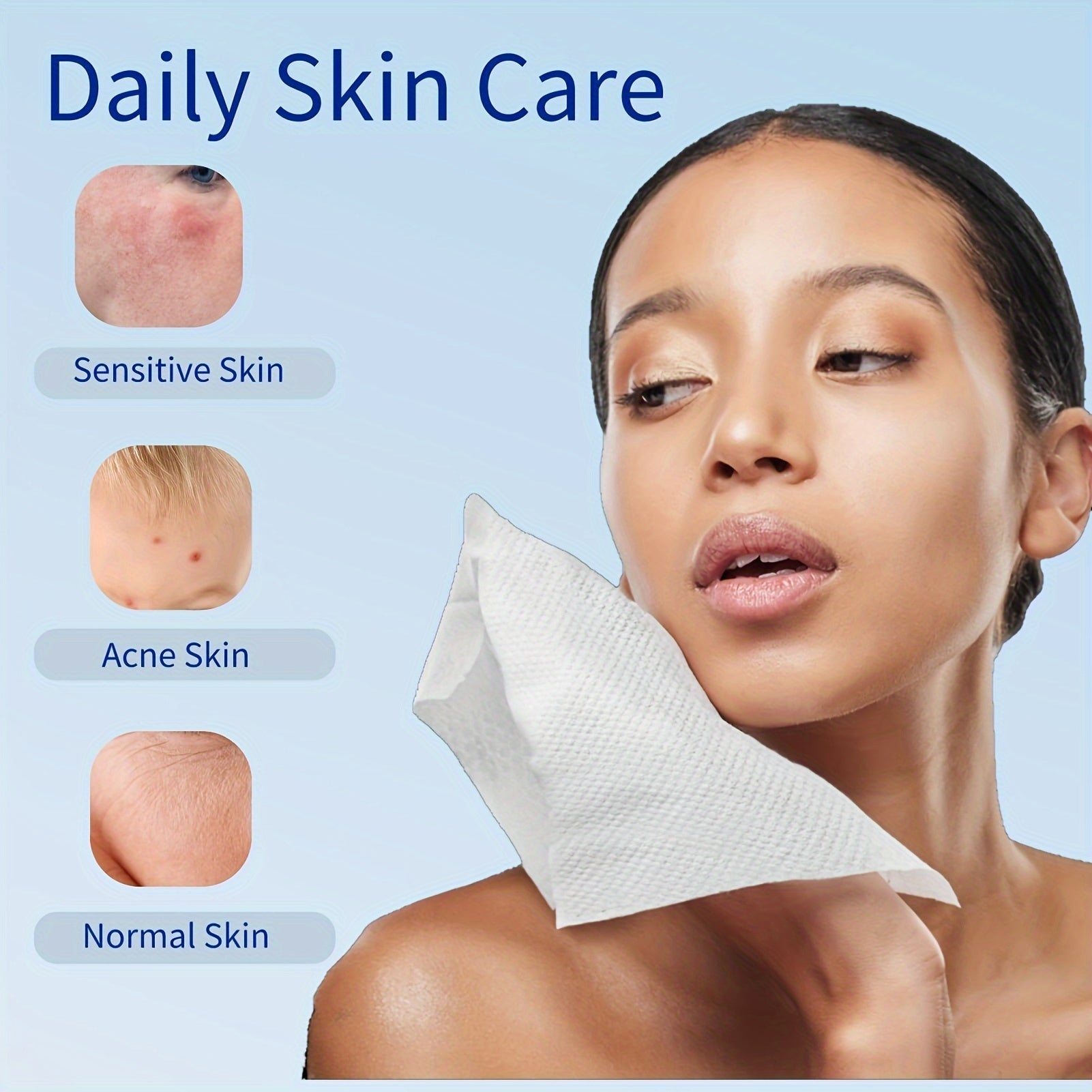 Sayohat, lager va go'zallik uchun ko'p paketli mikrotozalash sochiqlari va yuz niqoblari