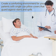 Disposable Pillowcase for Hotels and Salons Non-Woven Absorbent Single-Use Cover