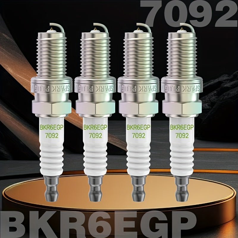 4pcs Spark Plugs Compatible With Various Car Models Replacement Auto Parts