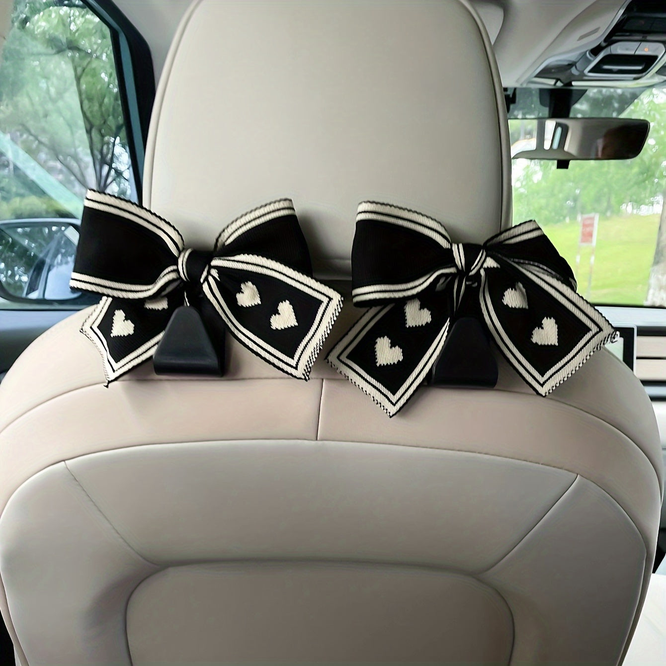 2Pcs Car Seat Hooks ABS Resin Storage for Umbrellas Bags Auto Interior Accessories