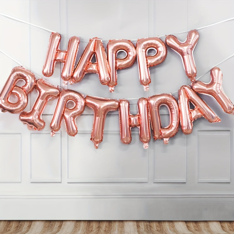 13-Piece Happy Birthday Letter Kit for Party Decorations 16-Inch