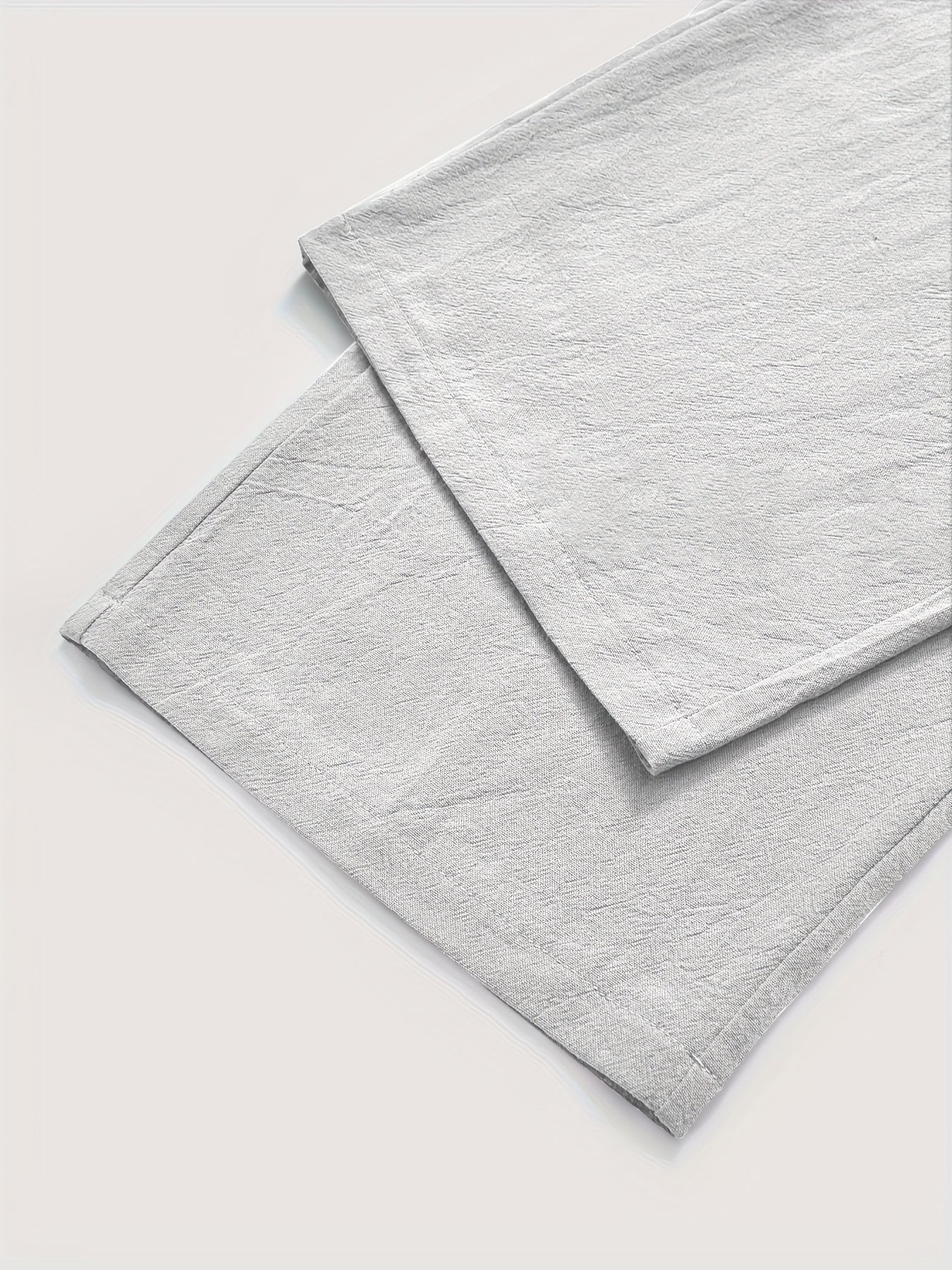 Women’s Wide-Leg Cropped Pants with Lace Pockets Loose Fit Plus Size