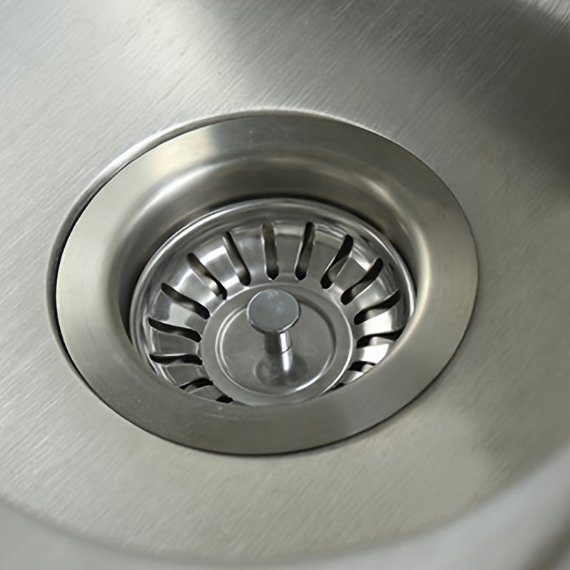 Stainless Steel Kitchen Sink Strainer and Stopper Hair Catcher Drain Protector