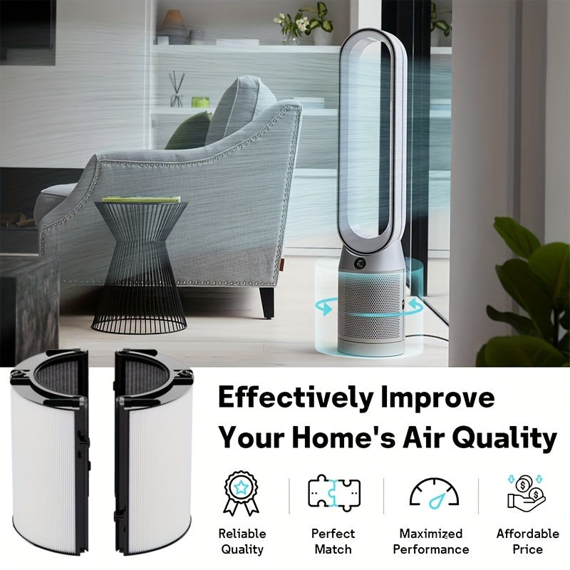 360° Combi 2-in-1 HEPA karbon almashtirish filtri Dyson TP06 HP06 PH02 PH01 uchun