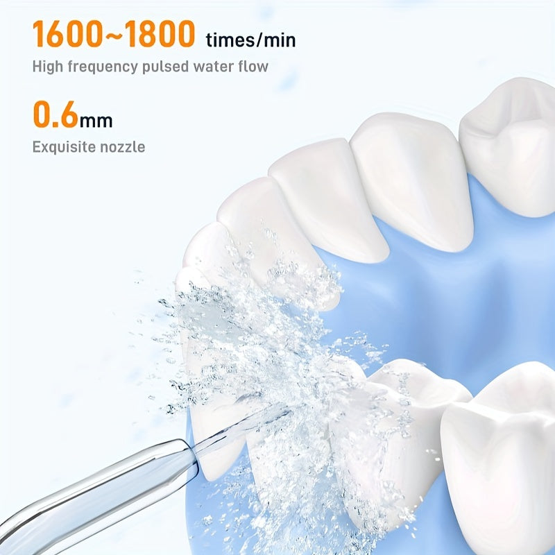 Rechargeable Water Flosser with USB Charging 5 Modes 360° Deep Cleaning for Men and Women