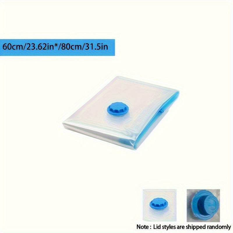 Bolsa de almacenamiento al vacío de un solo pieza que ahorra espacio para ropa con cierre de hebilla, organizador de viaje portátil